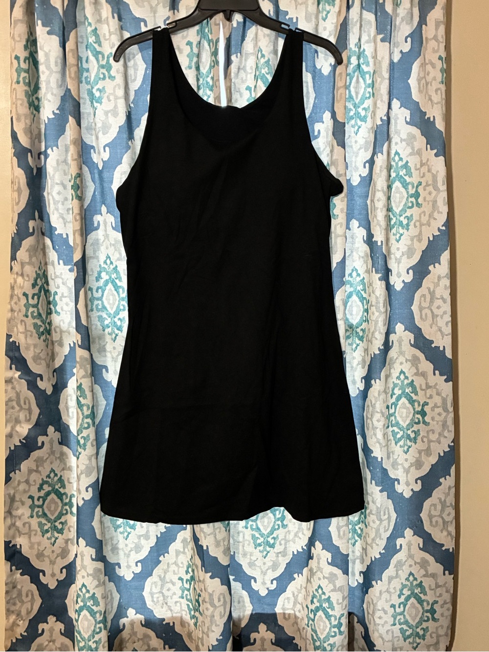 Mono B Black Tank Top Sleeveless Tunic dress